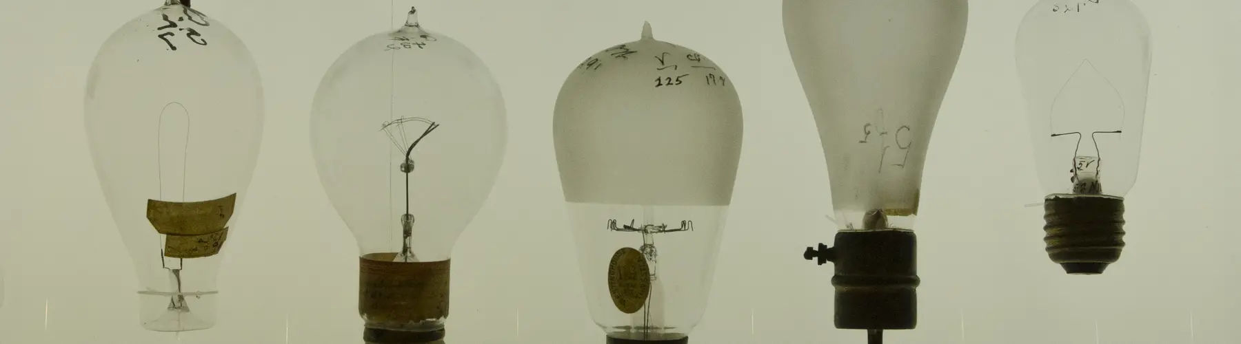 Early Light Bulbs