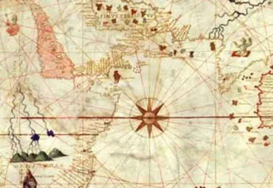 Detail of 16th century map