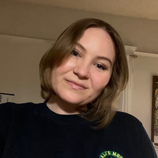 A person taking a selfie.