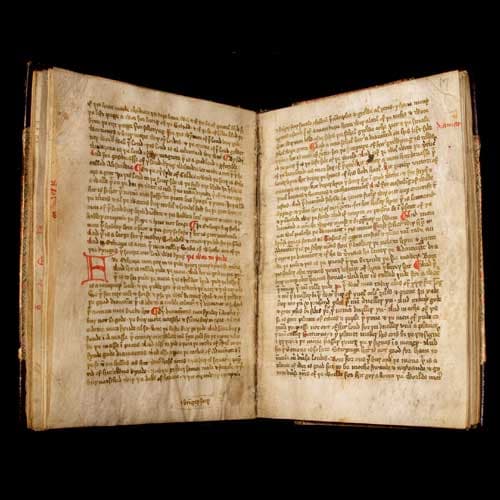 The Book of John Mandeville, England, second half of the 15th century. Bound manuscript in ink and pigments on parchment. Purchase, David Zeidberg Library Acquisitions Fund, 2018. The Huntington Library, Art Museum, and Botanical Gardens, San Marino.