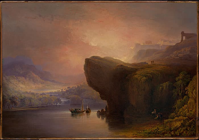 The City of God, oil on canvas painting by John Martin