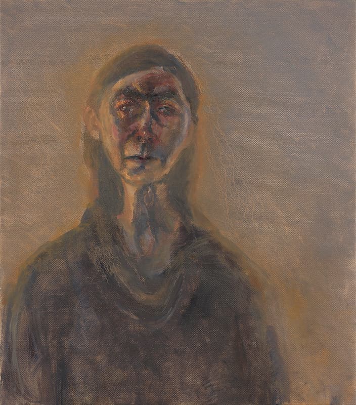 Celia Paul, Self-Portrait, March, 2017. Oil on canvas, 24 7/8 x 22 3/8 in. © Celia Paul