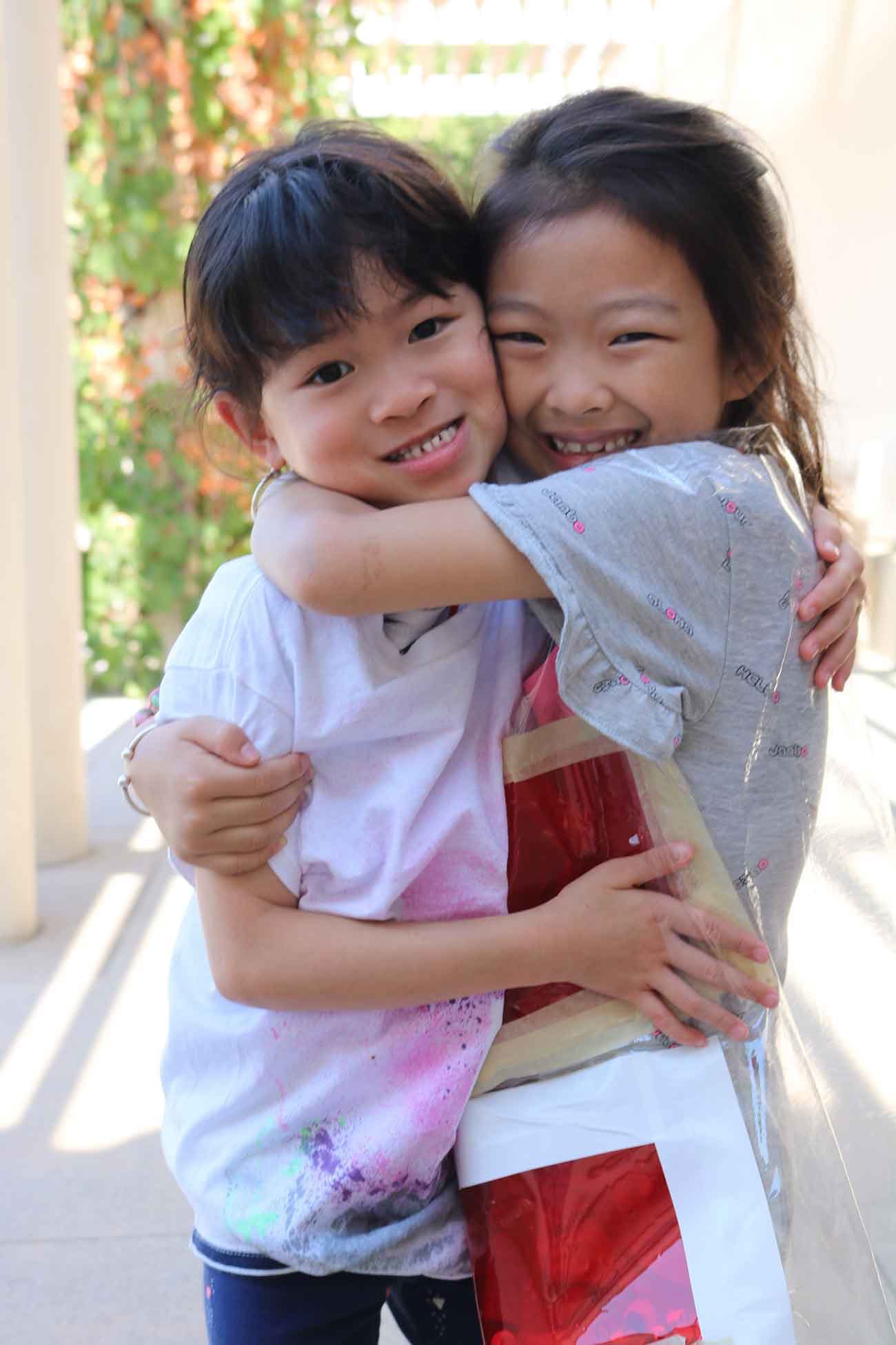 Hugging campers