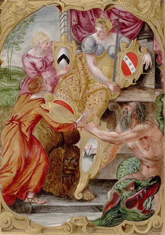 16th-century Venetian ducali fragment