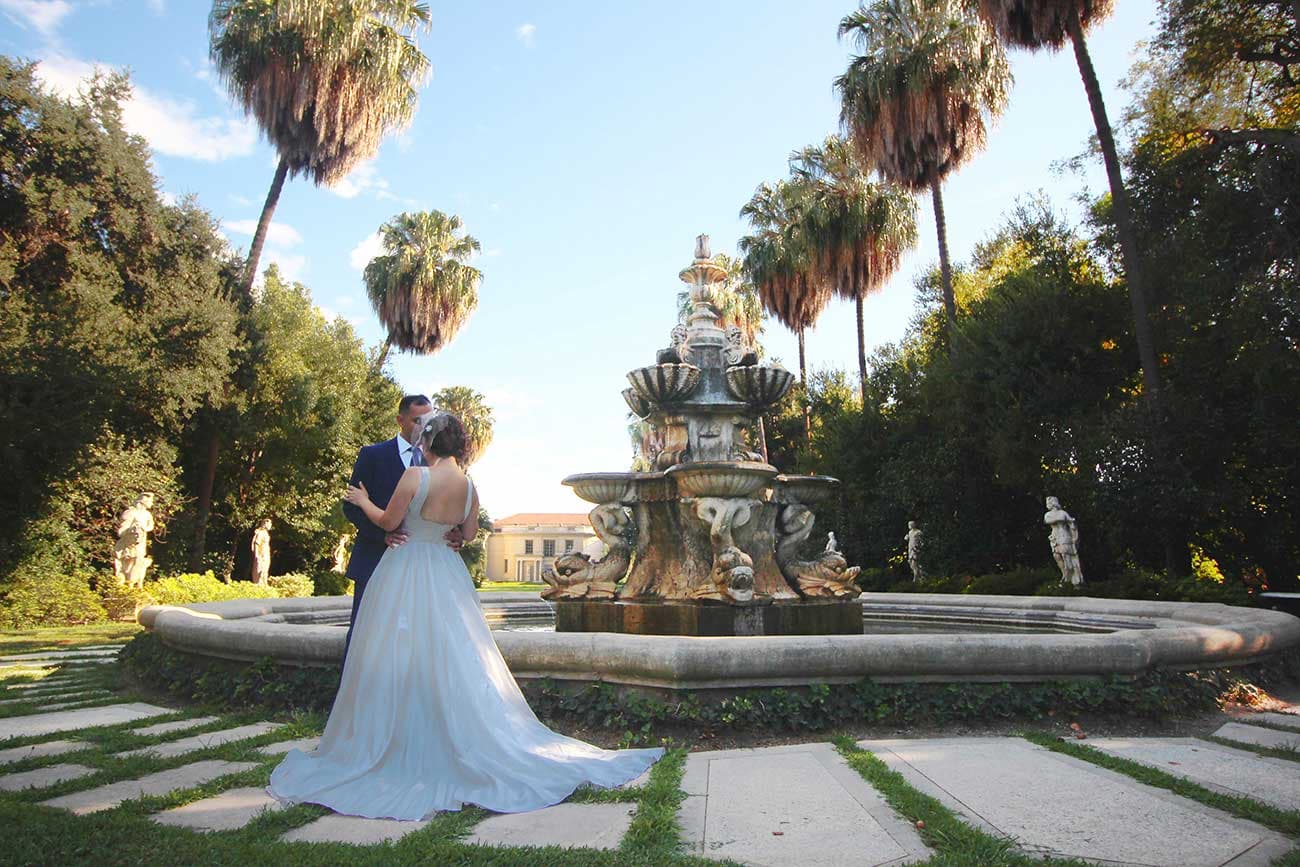 Wedding couple on the North Vista