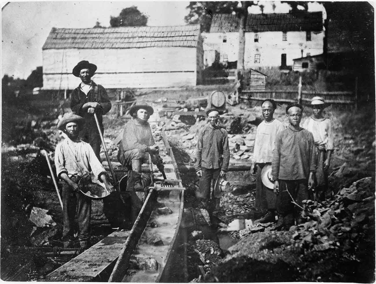 Chinese Miners at the head of the Auburn Ravine, ca. 1852. The Huntington Library, Art Collections, and Botanical Gardens.