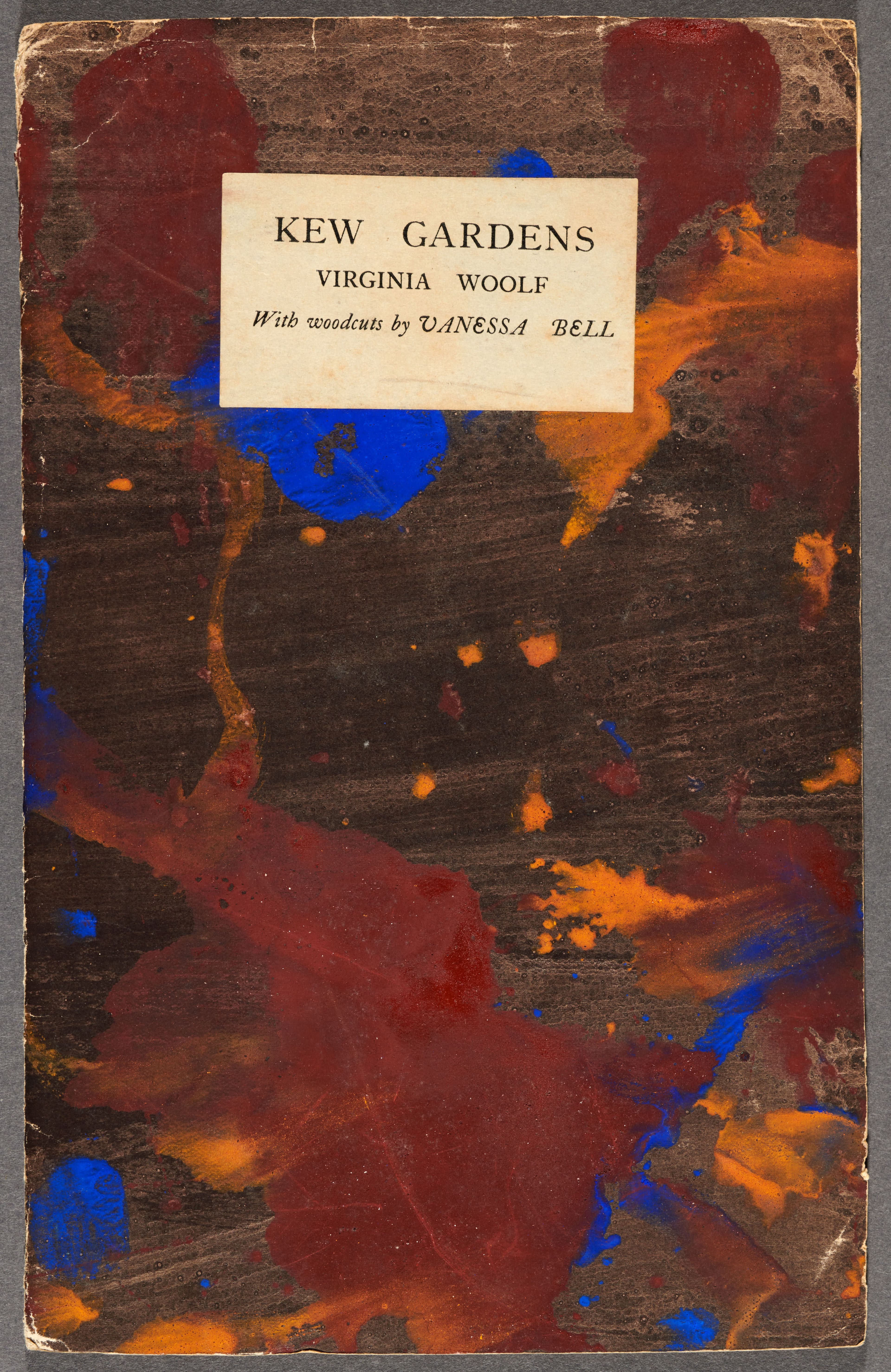 Virginia Woolf (1882–1941), Kew Gardens, 1919. Richmond, England: Hogarth Press. The Huntington Library, Art Collections, and Botanical Gardens.