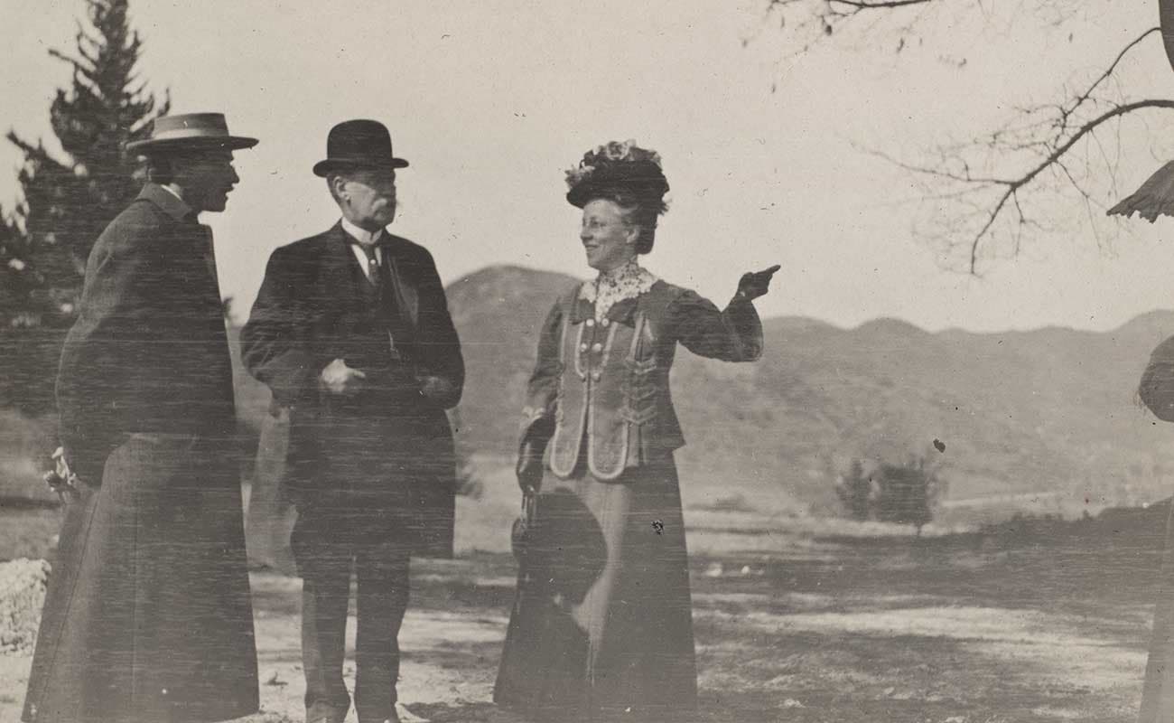 David and Mary Gamble with architect Charles Greene