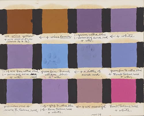 color test swatch