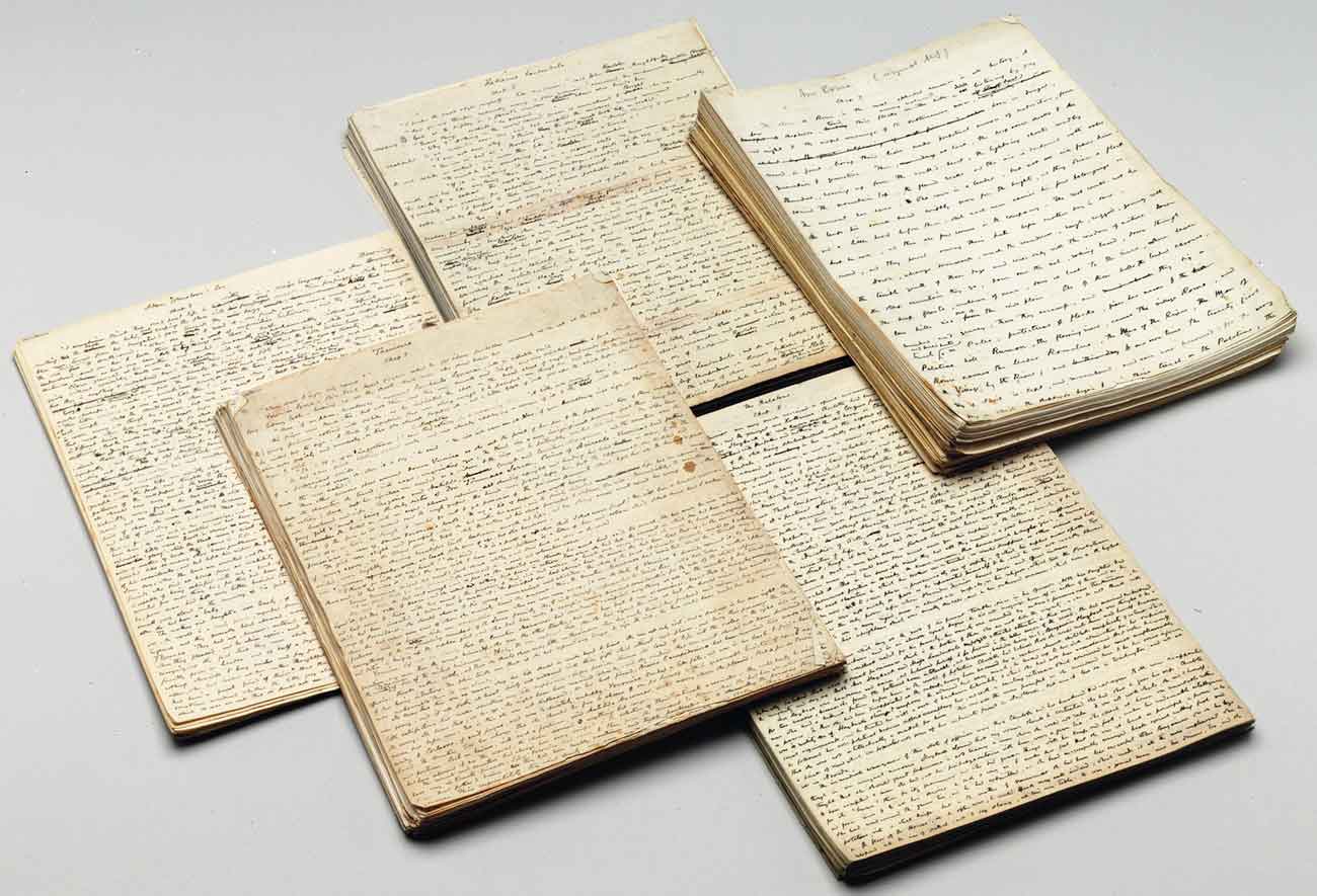 A selection of manuscripts from the papers of F. Marion Crawford (1854–1909). The Huntington Library, Art Collections, and Botanical Gardens.