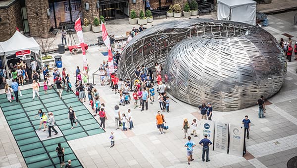 Exterior view of Orbit Pavilion