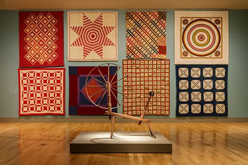 Installation view of "Becoming America: Highlights from the Jonathan and Karin Fielding Collection," the inaugural exhibition in the Jonathan and Karin Fielding Wing of the Virginia Steele Scott Galleries of American Art at The Huntington. Photo by Fredrik Nilsen.