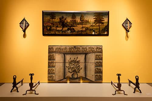 Installation view of “Becoming America: Highlights from the Jonathan and Karin Fielding Collection,” the inaugural exhibition in the Jonathan and Karin Fielding Wing of the Virginia Steele Scott Galleries of American Art at The Huntington. Photo by Fredrik Nilsen.