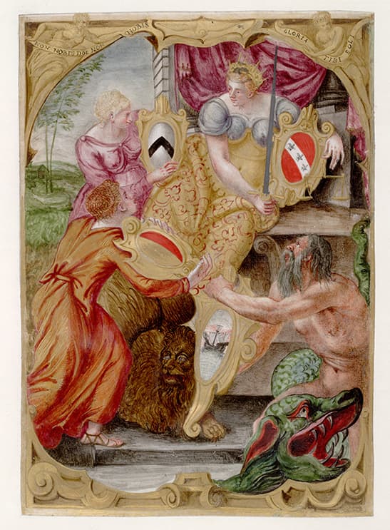 16th-century Venetian ducali fragment