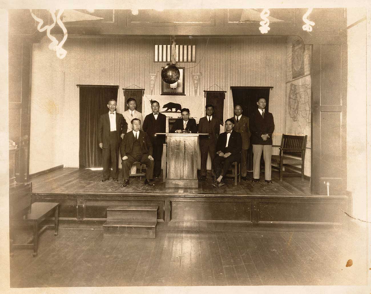 Y. C. Hong and the Chinese American Citizens Alliance, 1928. The Huntington Library, Art Museum, and Botanical Gardens.