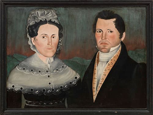 Portrait of Samuel and Eunice Judkins, Ulster County, New York