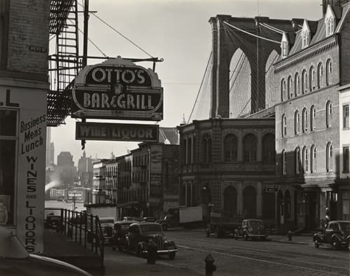 The Brooklyn Bridge, 1941 Gelatin silver print Photograph by Edward Weston