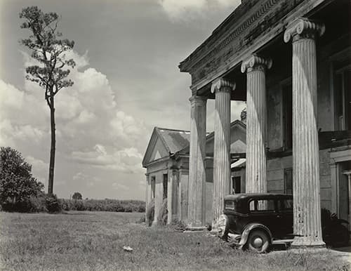 Woodlawn Plantation House, Louisiana, 1941 Gelatin silver print Photograph by Edward Weston