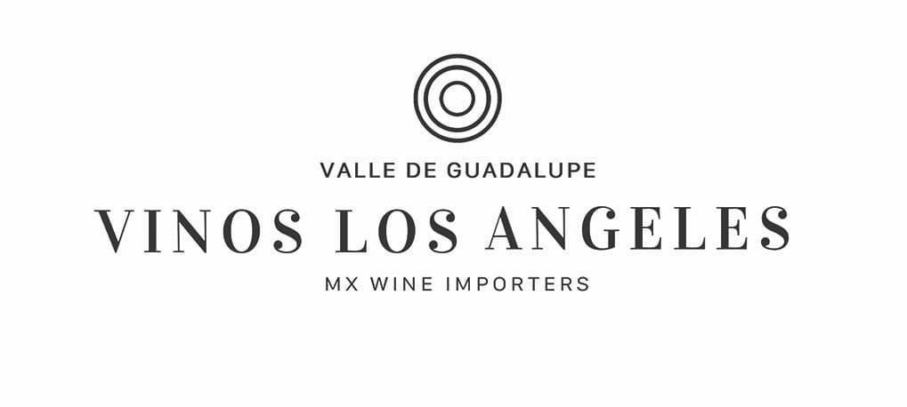 Stylized "Vinos Los Angeles" logo. 