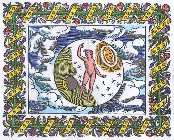 Detail of coloring sheet