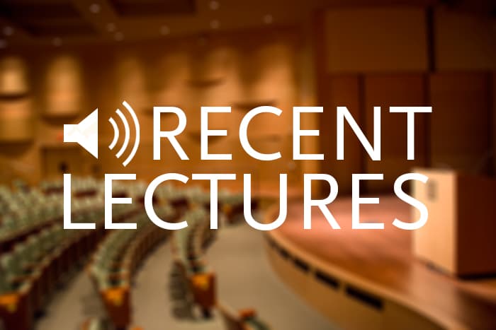 Graphic of recent lectures