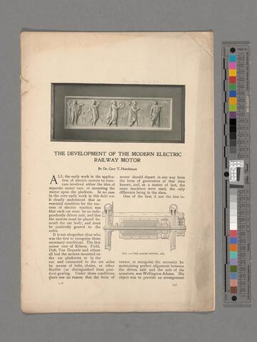 Pamphlets relating to the electrification of railways