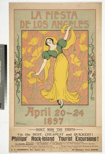 La Fiesta de Los Angeles April 20-24 1897