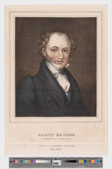 Martin Van Buren 8th president of the United States