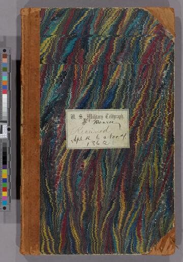 [Fortress Monroe] Ciphers Received from April 4 to Nov. 7, 1862