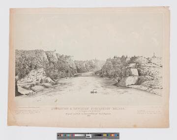 Queenston & Lewiston suspension bridge. : (The largest in the world!!!)