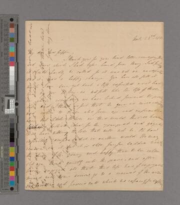 Margaret (Macaulay) Cropper. Letter to Mrs. J. Cropper