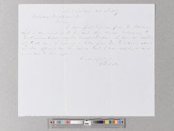 Letter regarding hiring out Tom, Frank, and Gordon by John Peter Hale