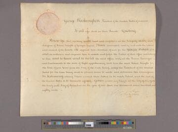 Appointment by George Washington, New York, of Robert Forsyth as Marshall of Georgia District