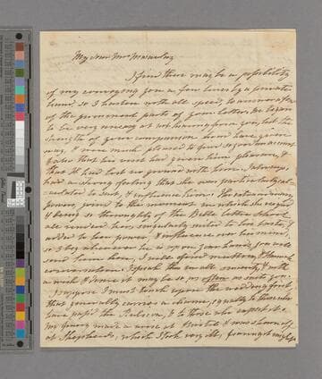 Martha More. Letter to Selina (Mills) Macaulay