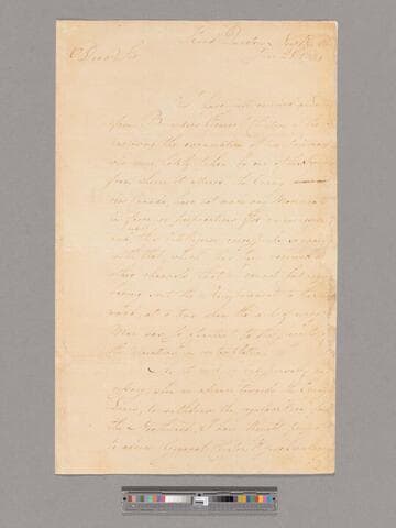 Letter from George Washington, headquarters New Windsor, to George Clinton