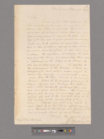 Letter from George Washington, headquarters Whitemarsh, to Brigadier General James Mitchell Varnum
