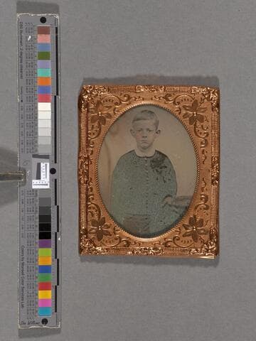 Portrait of a boy wearing white collar [Thoreau - Sewall families?]