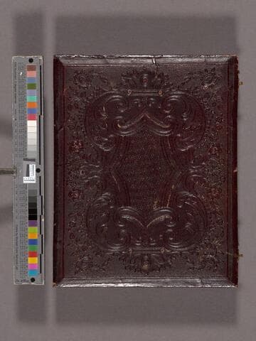 Portrait of a man and woman, seated next to each other [Wolfe family?]