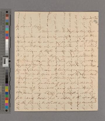 Margaret Cropper Macaulay. Letter to Frances Macaulay