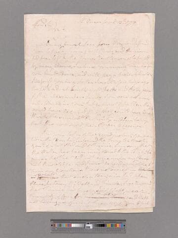 Letter from John Parke Custis, Mount Vernon, to George Washington