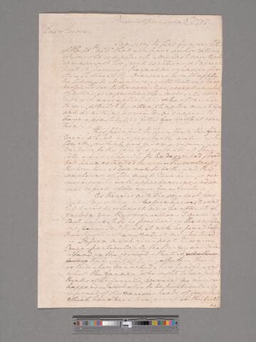 Letter from George Washington, Philadelphia, to George Augustine Washington