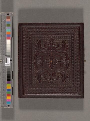 Portrait of a boy holding a book [Lathrop family]