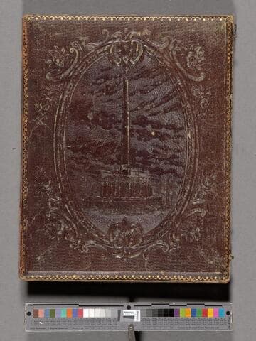 Portrait of unidentified man wearing suit with velvet collar