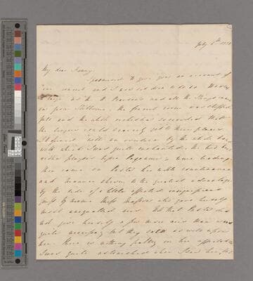 Margaret (Macaulay) Cropper. Letter to Frances Macaulay