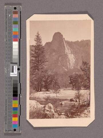 The Sentinel. Front View, 3270 feet. Yosemite Valley, Mariposa Co., Cal