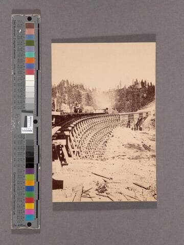 Long Ravine bridge near Colfax, length 1050 feet