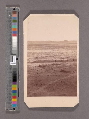 Alkali Flat, Construction Train in distance