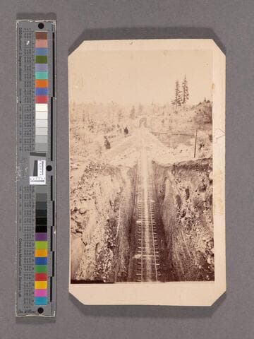 Bloomer Cut and Embankment, looking East