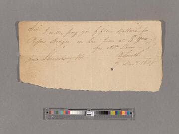 Requisition for bar iron by Andrew Lewis and B. Smith via Peyton Hodges