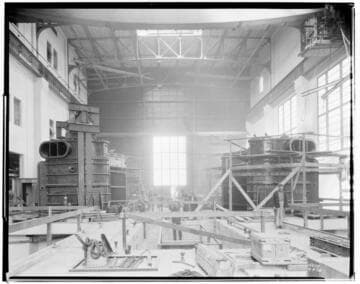 Long Beach Steam Station, Plant #3 - Turbine Room